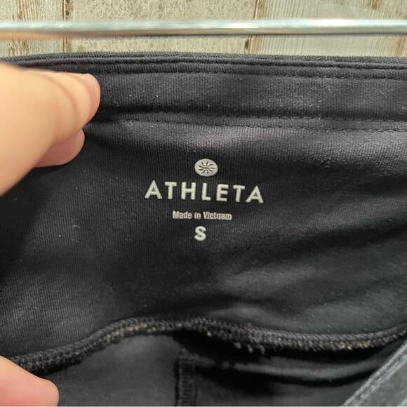 Athleta Relay Striped Skort Black Contrast Stitching Style #919174 Small - Picture 3 of 10